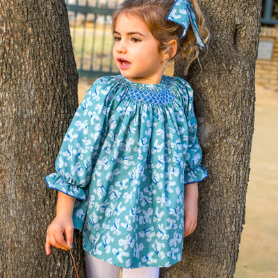 Hand-Smocked Bloomer Set Terrier