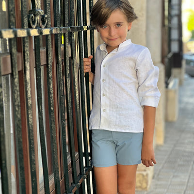 Blue Boy Shorts Set