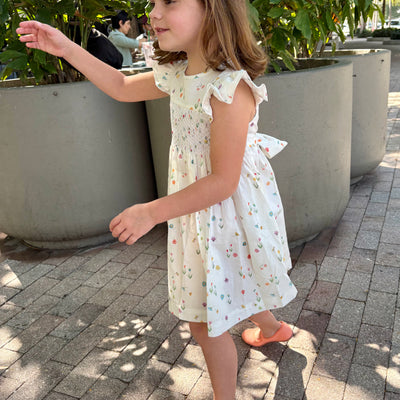 Hand Smocked Dress Blossom