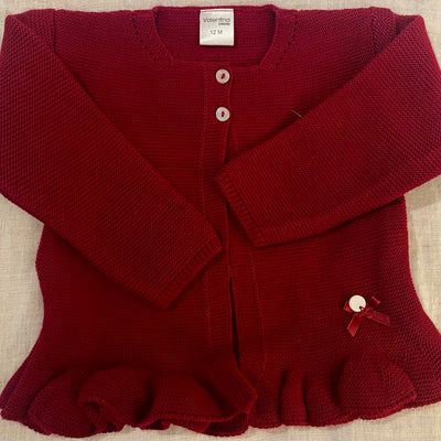 Burgundy Cardigan