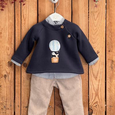 3-Piece Boy Pants Set Moon