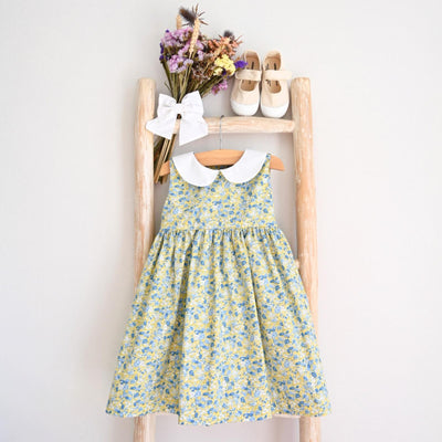Yellow floral dress