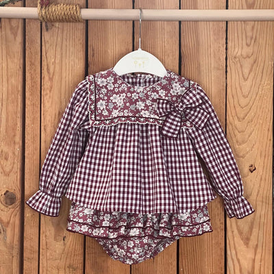 Bordeaux Bloomer Set