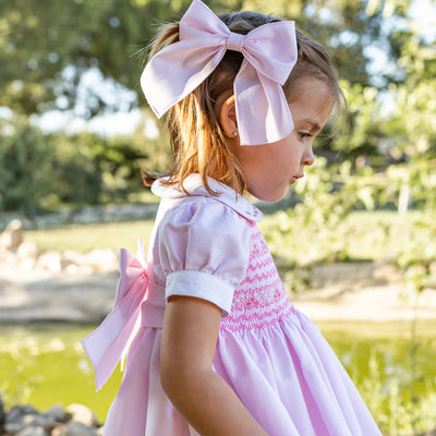 Pink Hand Smocked Dress