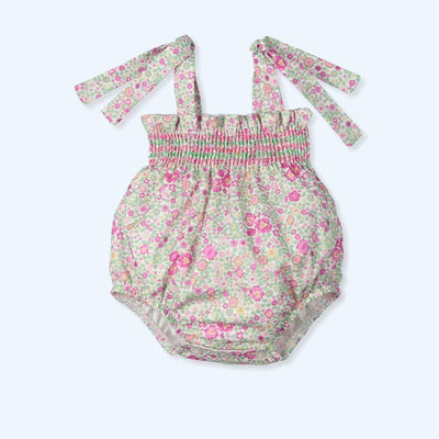 Smocked Romper Florid