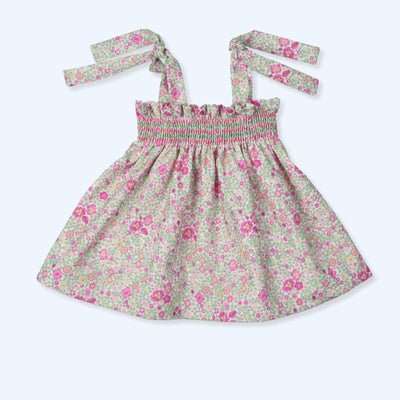 Smocked Dress Florid