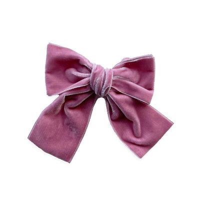 Old pink velvet sailor bow