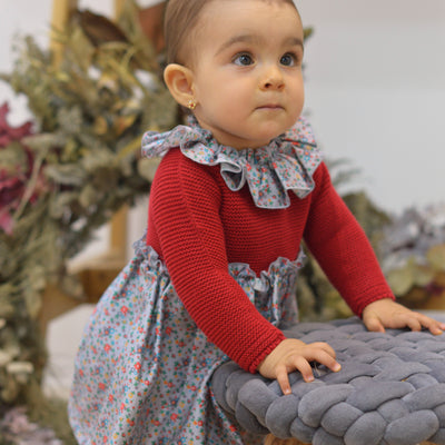 Knit Liberty Dress Red