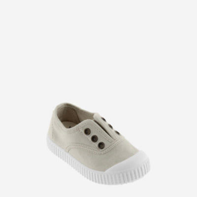 Beige canvas sneakers