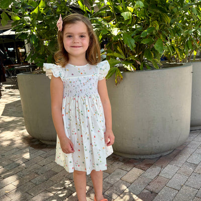 Hand Smocked Dress Blossom