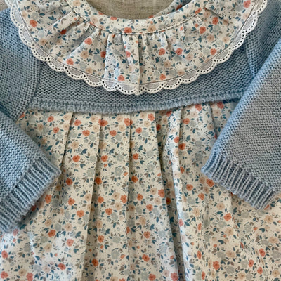 Knit Floral Dress
