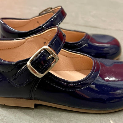 Navy Patent Leather Mary Janes
