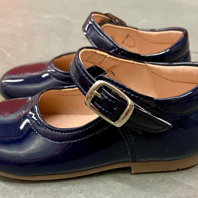 Navy Patent Leather Mary Janes