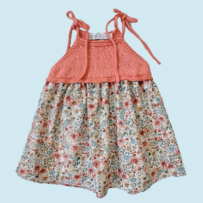 Knit and Woven Dress Begonya