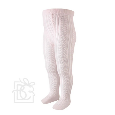Pink Openwork Tights