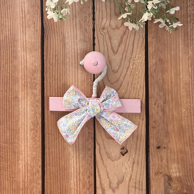 Hair Bow Liberty Pink